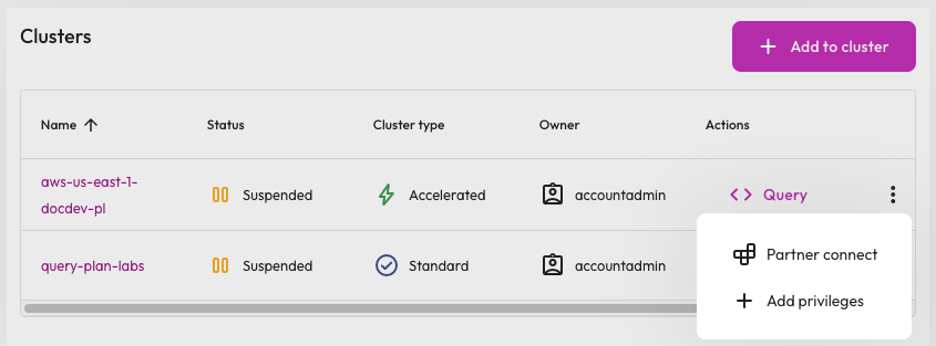 catalog explorer clusters